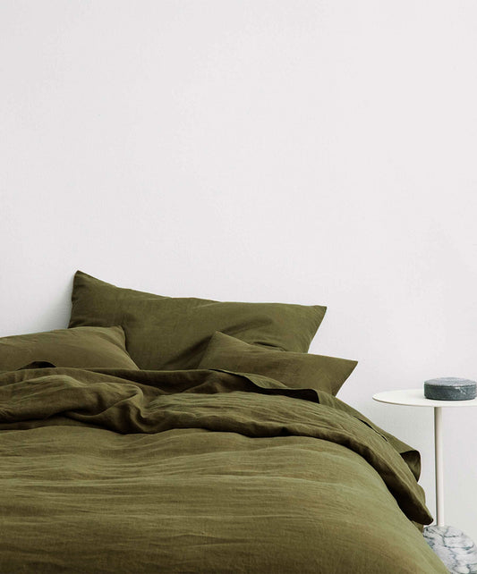 Housse de couette en lin - Forêt