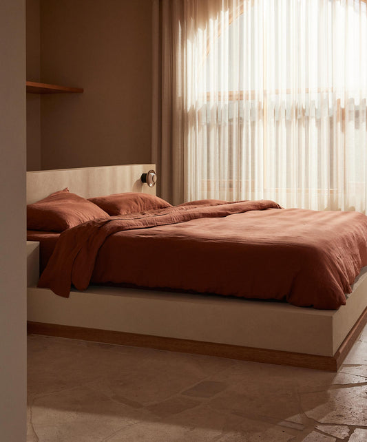 Housse de couette en lin - Sienne