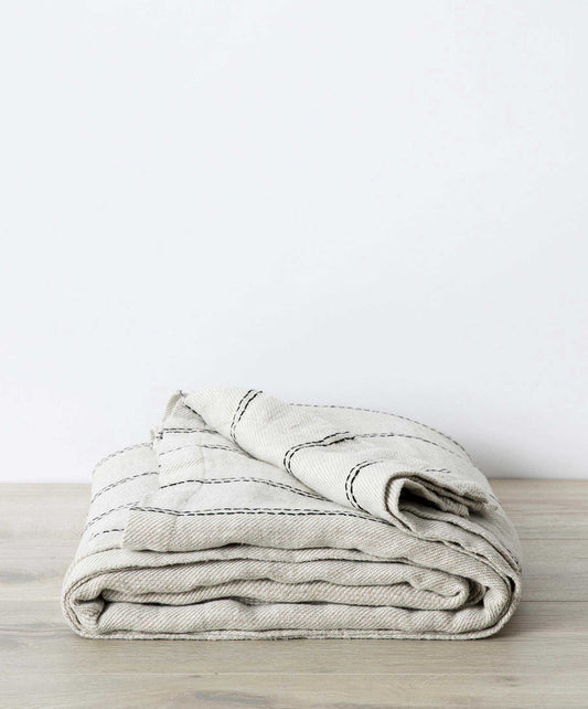 Couvre-lit en lin Mira - Ana