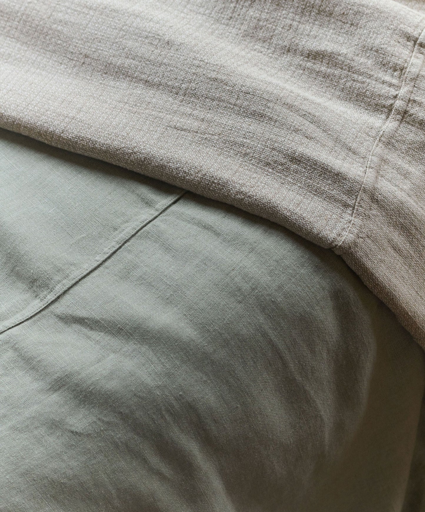 Couvre-lit en lin Repose - Artichaut 