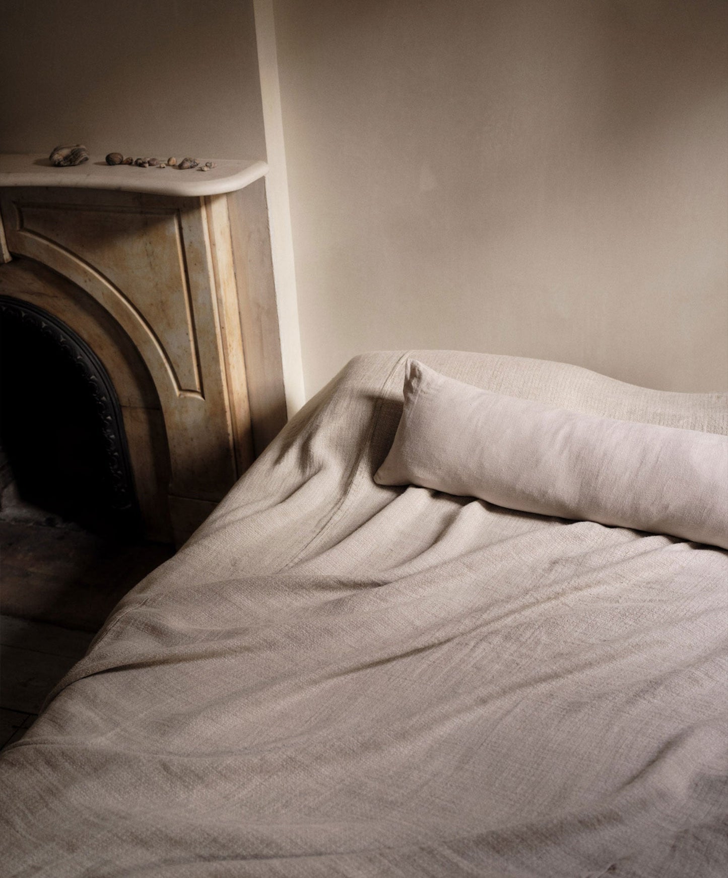 Couvre-lit en lin de chaume 