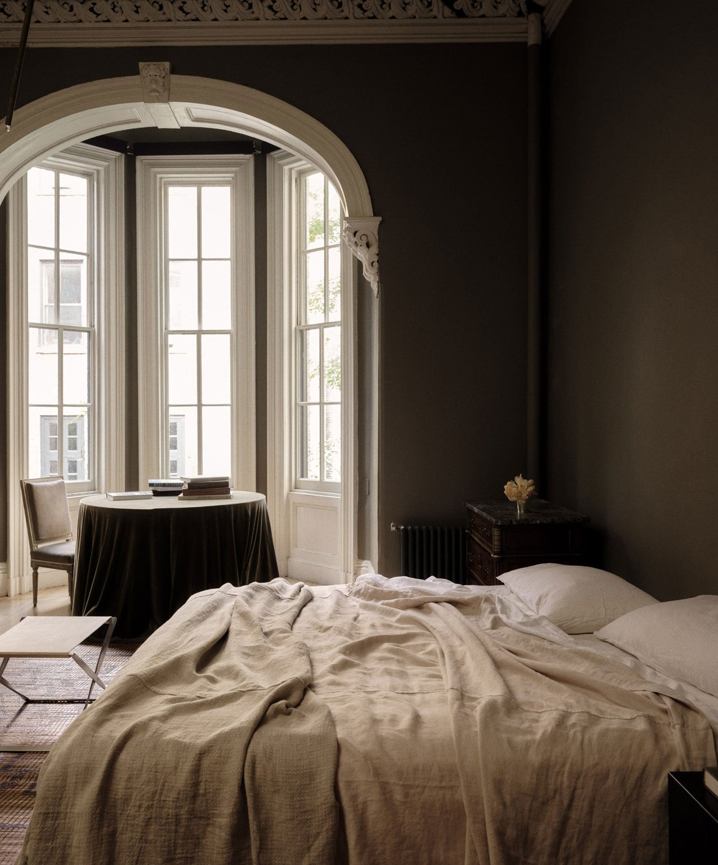 Couvre-lit en lin de chaume 