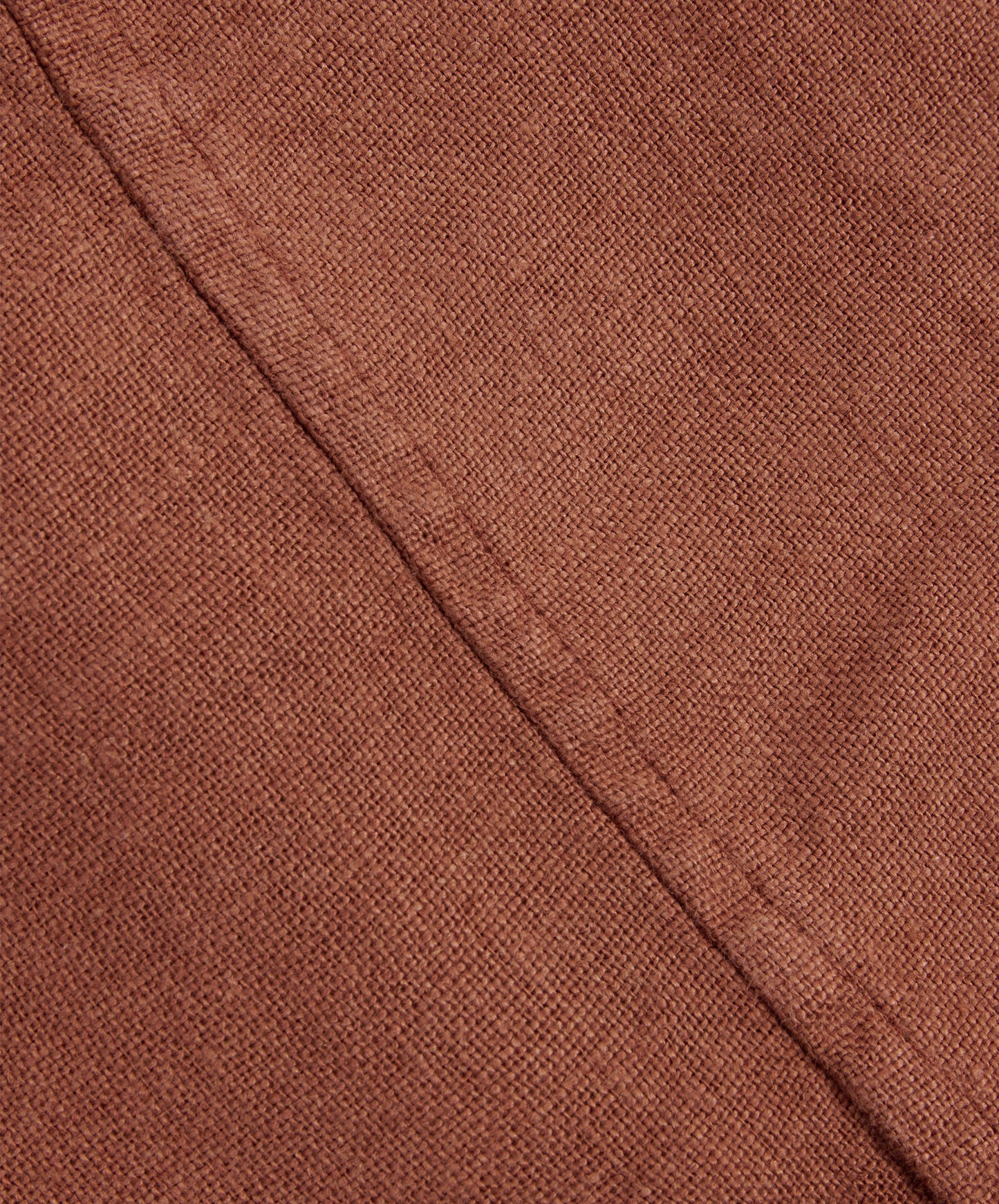 Couvre-lit en lin Repose - Cinabre 