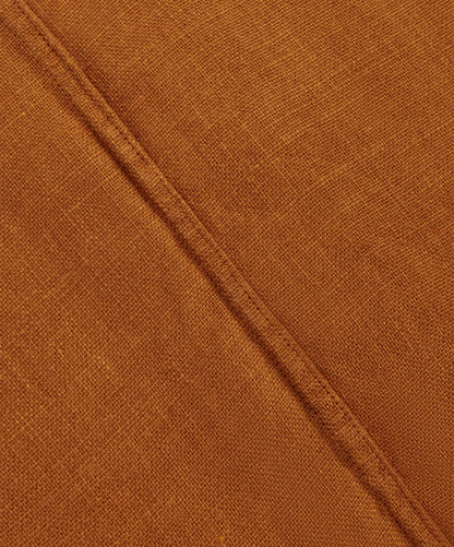 Couvre-lit en lin Repose - Curcuma 