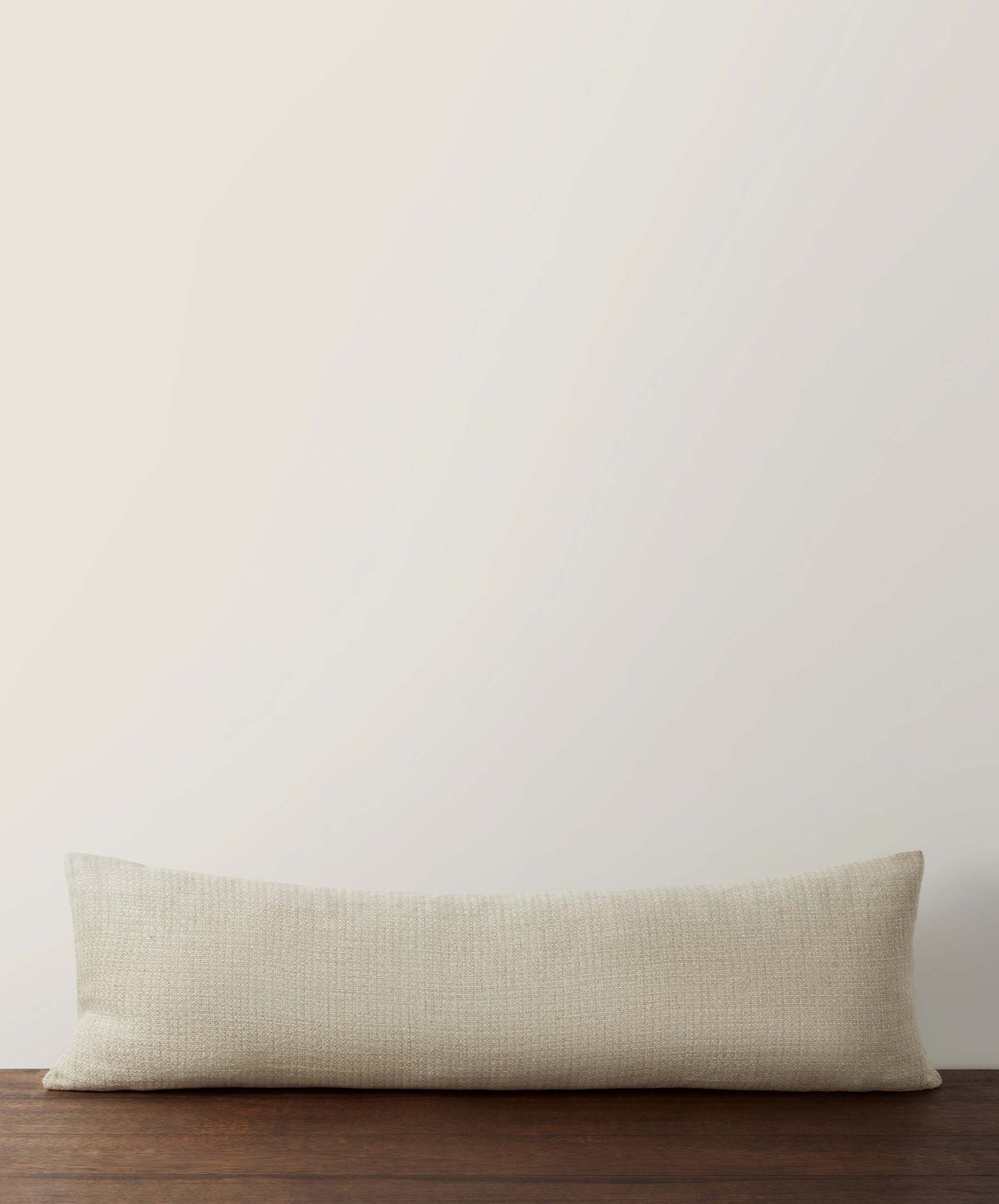 Coussin en lin couleur chaume 