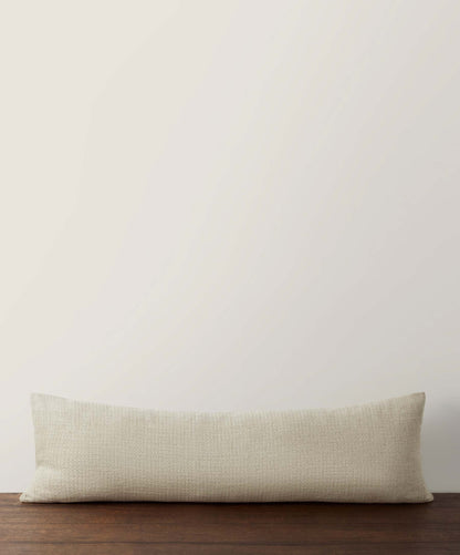 Coussin en lin couleur chaume 