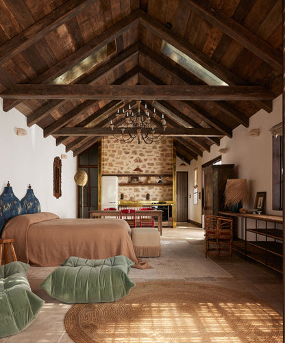 Ensemble de draps en lin avec taies d'oreiller - Sable