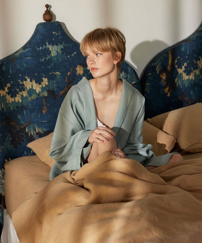 Housse de couette en lin - Sable