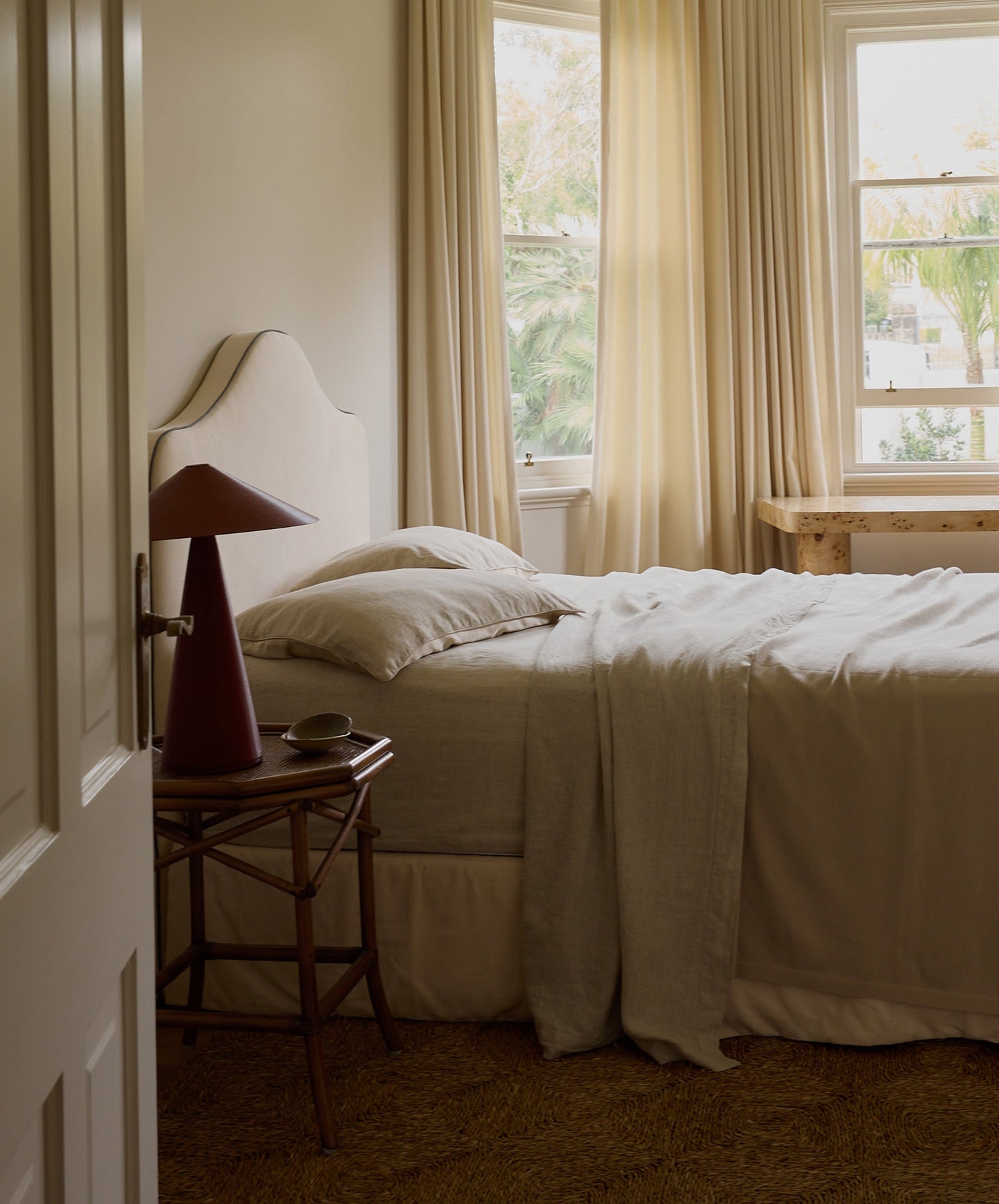 Couverture 100 % laine mérinos de Nouvelle-Zélande - Avoine