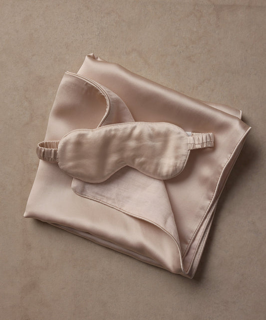 Un duo de soie et de lin - Blush