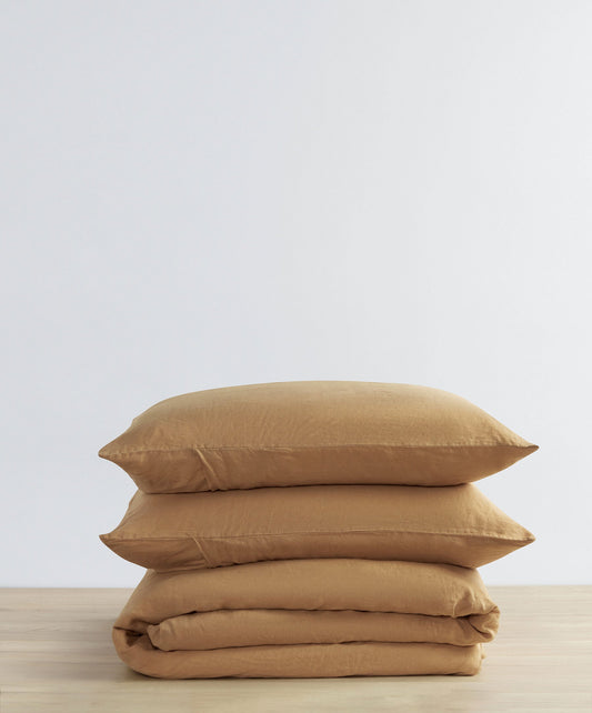 Parure de lit en lin - Sable