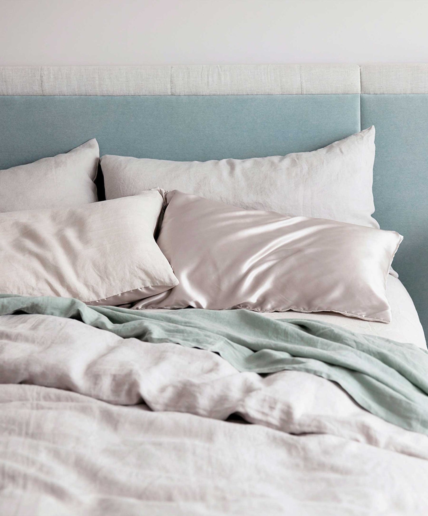 Housse de couette en lin - Gris fumé