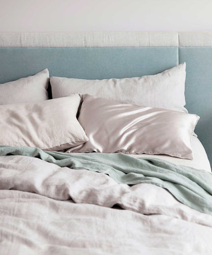 Housse de couette en lin - Gris fumé