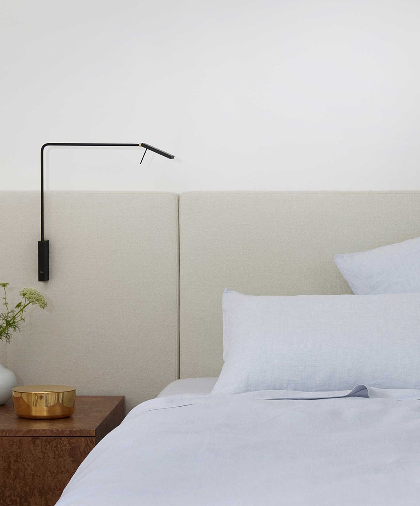 Ensemble de draps en lin avec taies d'oreiller - Ciel