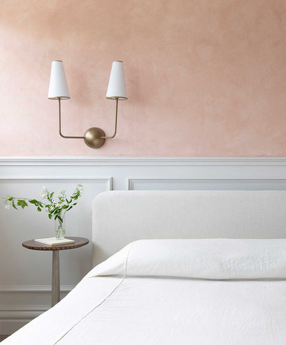 Couvre-lit en lin épais - Ivoire