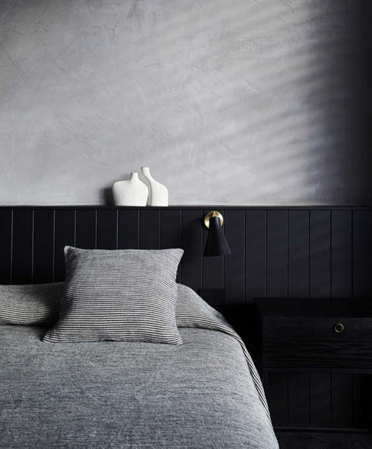 Couvre-lit en lin Mira - Ellis Stripe