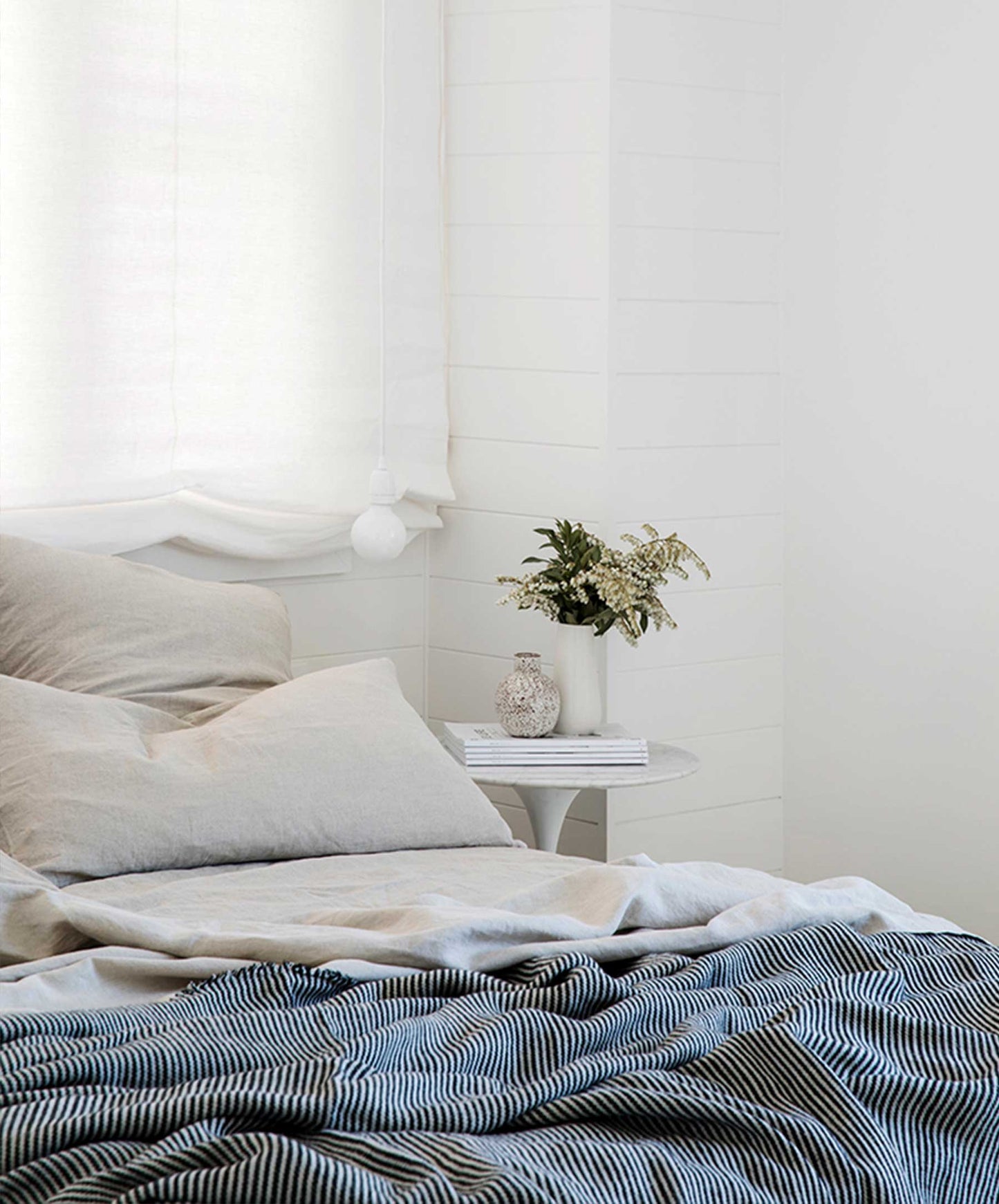 Plaid en lin Mira - Rayures Ellis