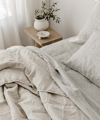 Couvre-lit matelassé - Naturel