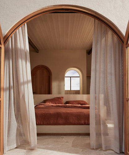 Parure de lit en lin - Sienne