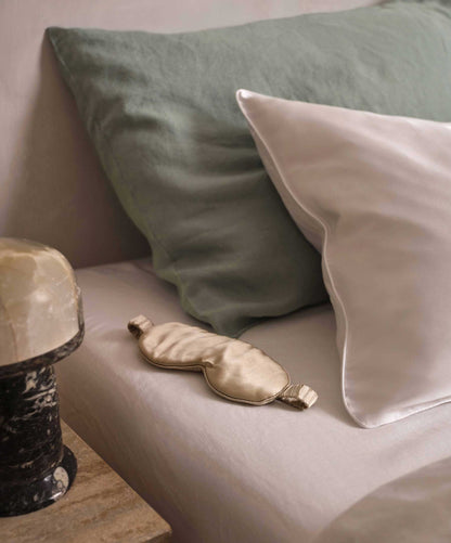 Masque pour les yeux en soie - Naturel