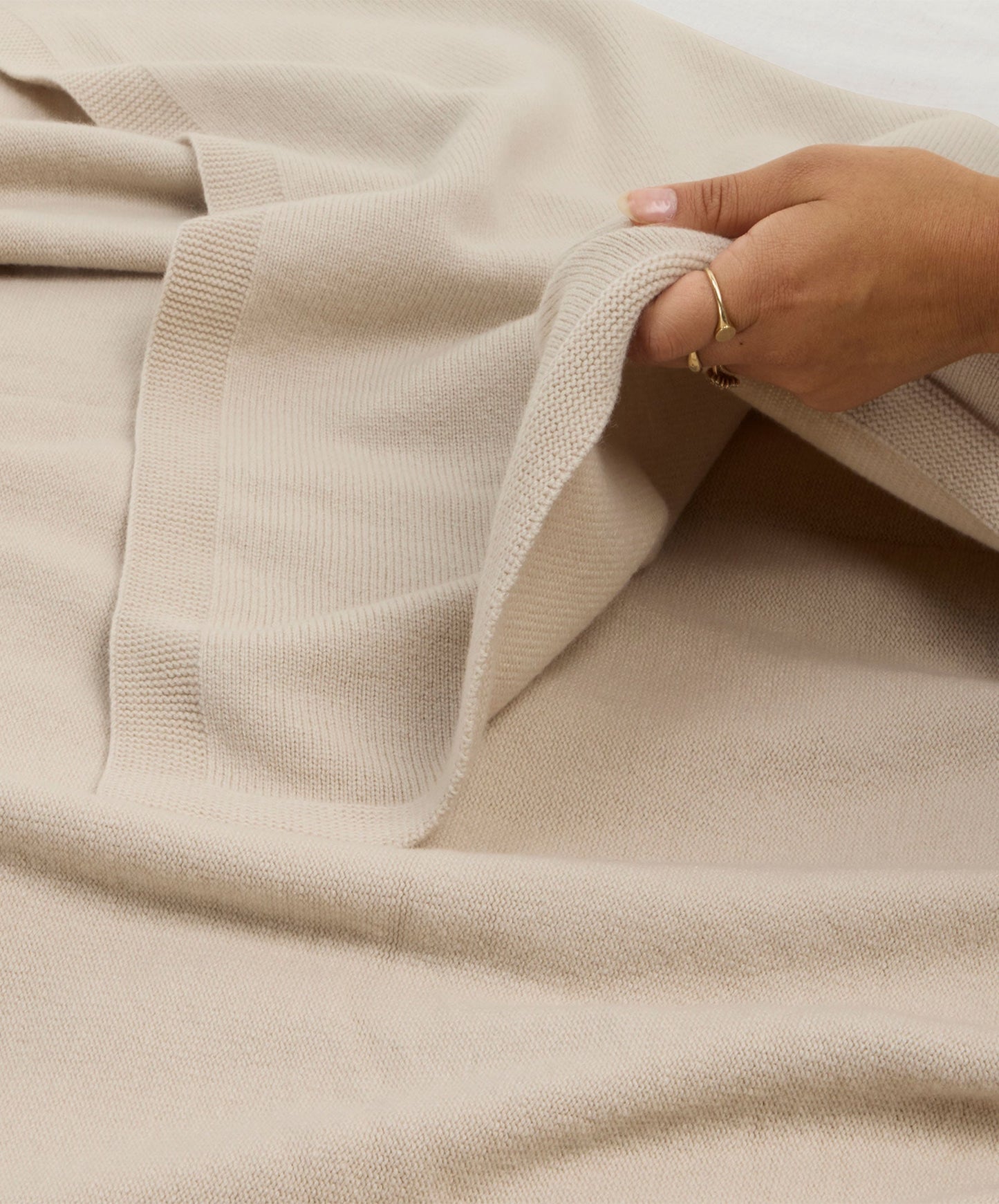 Couverture 100 % laine mérinos de Nouvelle-Zélande - Avoine